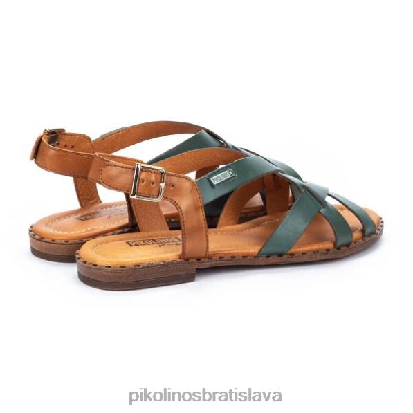 obuv smaragd Pikolinos 640B4712 algar dvojfarebné sandále ženy