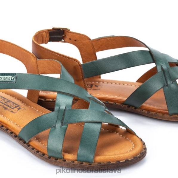 obuv smaragd Pikolinos 640B4712 algar dvojfarebné sandále ženy
