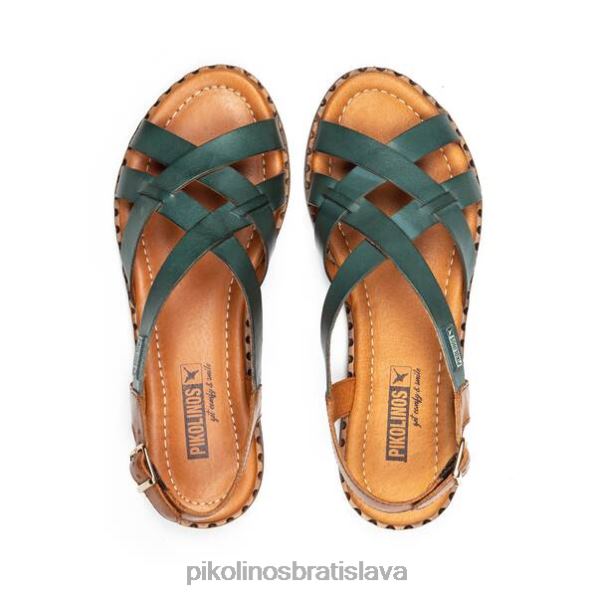obuv smaragd Pikolinos 640B4712 algar dvojfarebné sandále ženy