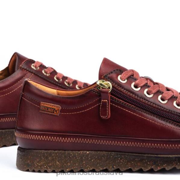 obuv arcilla Pikolinos 640B4784 Šnurovacie tenisky mallorca s bočným zipsom a jedinečnou podrážkou ženy