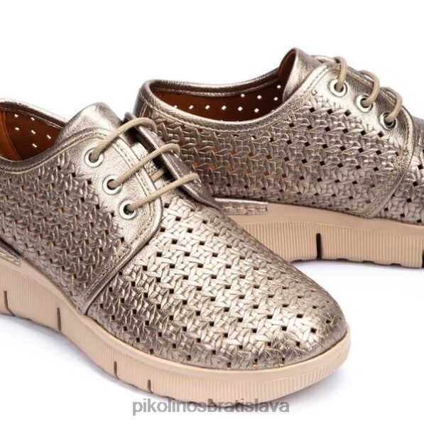 obuv kameň Pikolinos 640B4770 Športové tenisky typu teruel blucher s extra ľahkou podrážkou a vysekávanou kožou ženy