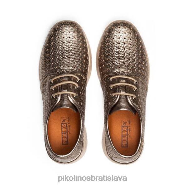 obuv kameň Pikolinos 640B4770 Športové tenisky typu teruel blucher s extra ľahkou podrážkou a vysekávanou kožou ženy