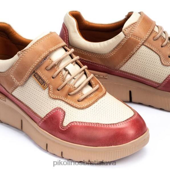 obuv konfety Pikolinos 640B4778 kožená teniska teruel v kombinácii s ľahkou podrážkou a suchým zipsom ženy