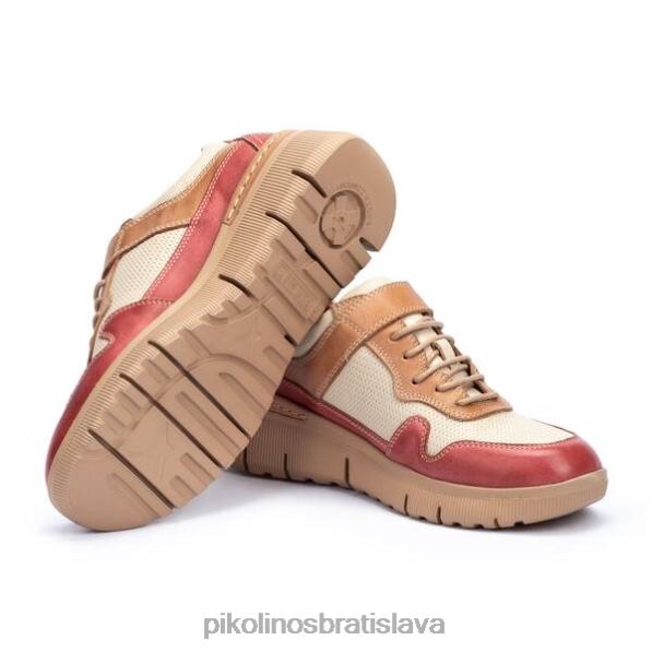 obuv konfety Pikolinos 640B4778 kožená teniska teruel v kombinácii s ľahkou podrážkou a suchým zipsom ženy