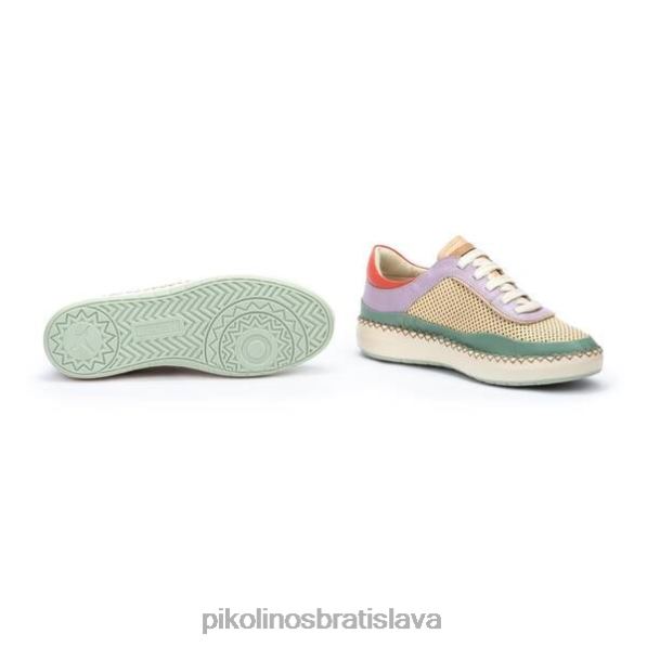 obuv mäta Pikolinos 640B4229 tenisky mesina s vysekávaným vampom ženy