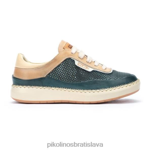 obuv rieka Pikolinos 640B4171 tenisky mesina s vysekávaným vampom ženy