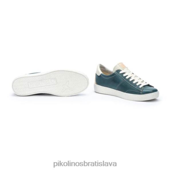 obuv rieka Pikolinos 640B4228 Kožené tenisky lanzarote s pamäťovou penou ženy